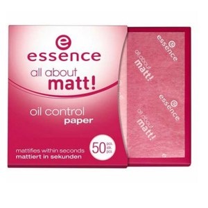 Essence Mattierendes Papier all about matt! oil control paper Pudertuch Foto