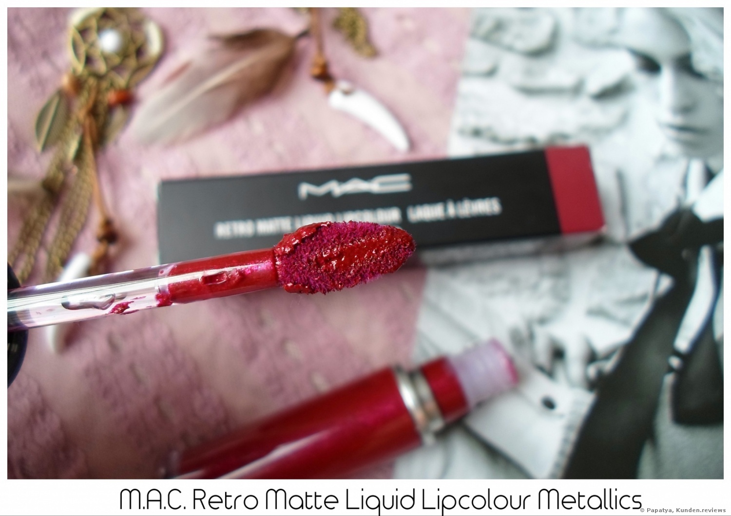 MAC Retro Matte Liquid Lipcolour Metallics Lippenstift Foto