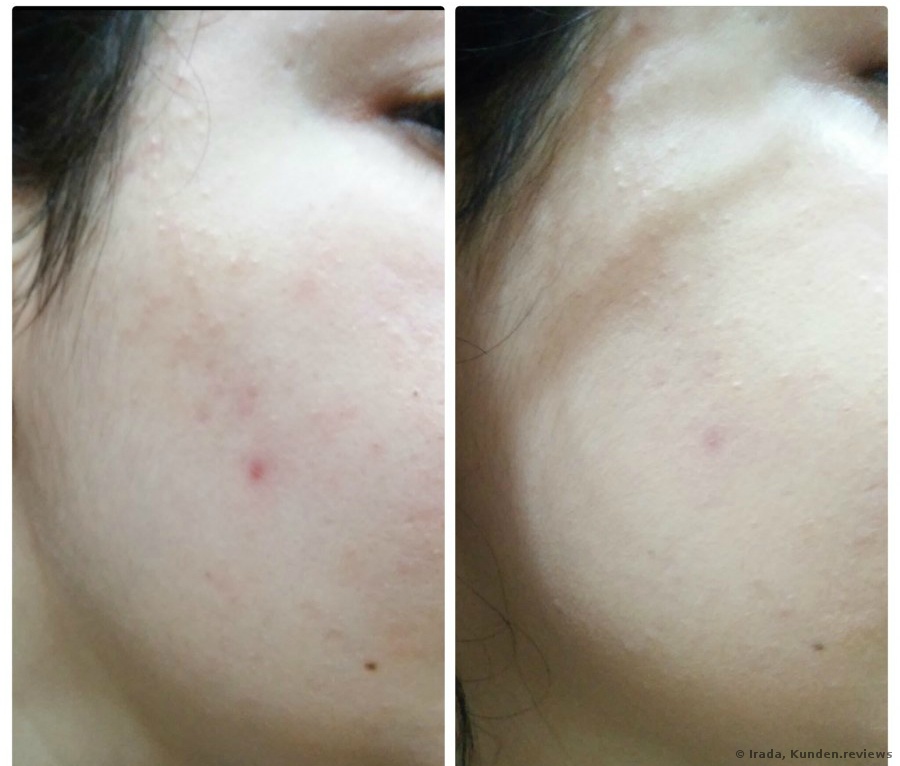 Lavera 2in 1 Compact Foundation Before / After