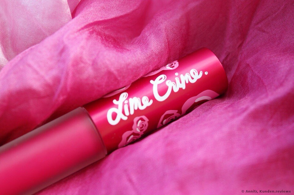 Lime Crime Pink Velvet Lippenstift