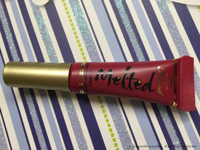 Too Faced Melted Liquified Long Wear Lipstick Lippenstift Foto