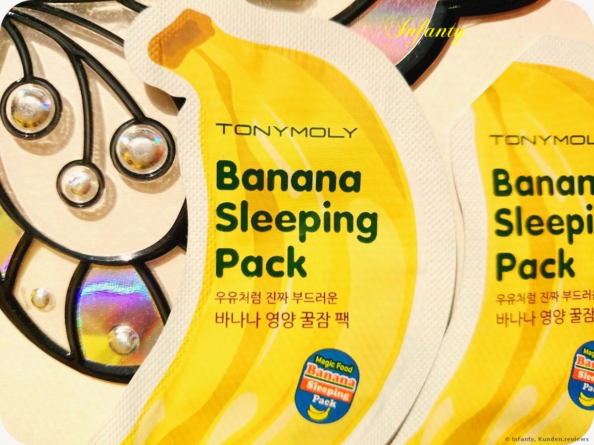 Tony Moly Magic Food Banana Sleeping Pack Gesichtscreme Foto