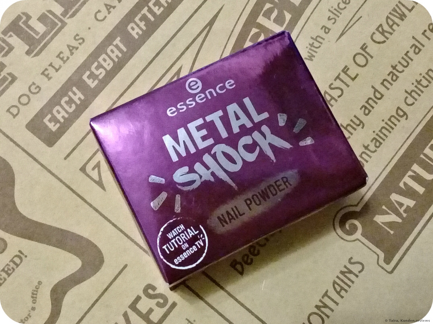 Essence  Metal Shock Nail Powder Nagelpuder Foto