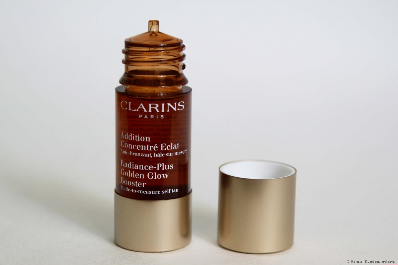 Clarins Addition Concentré Eclat Auto-bronzant Radiance Plus Golden Glow Booster Selbstbräuner Foto
