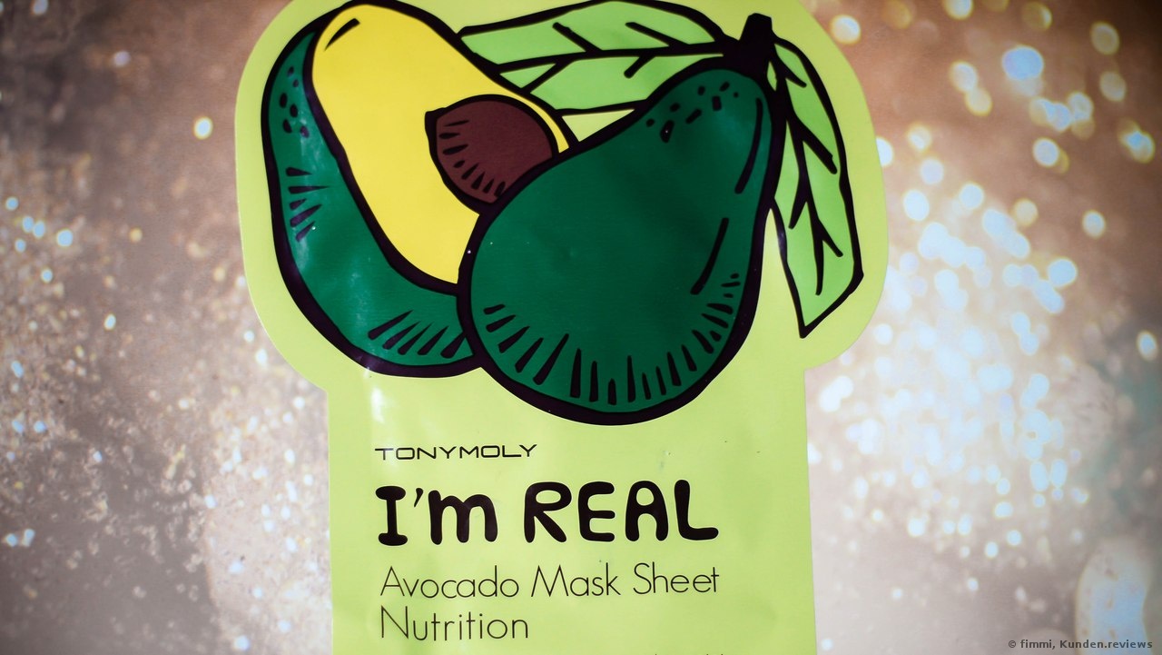 Tonymoly Masken I´m Real Avocado Sheet-Mask