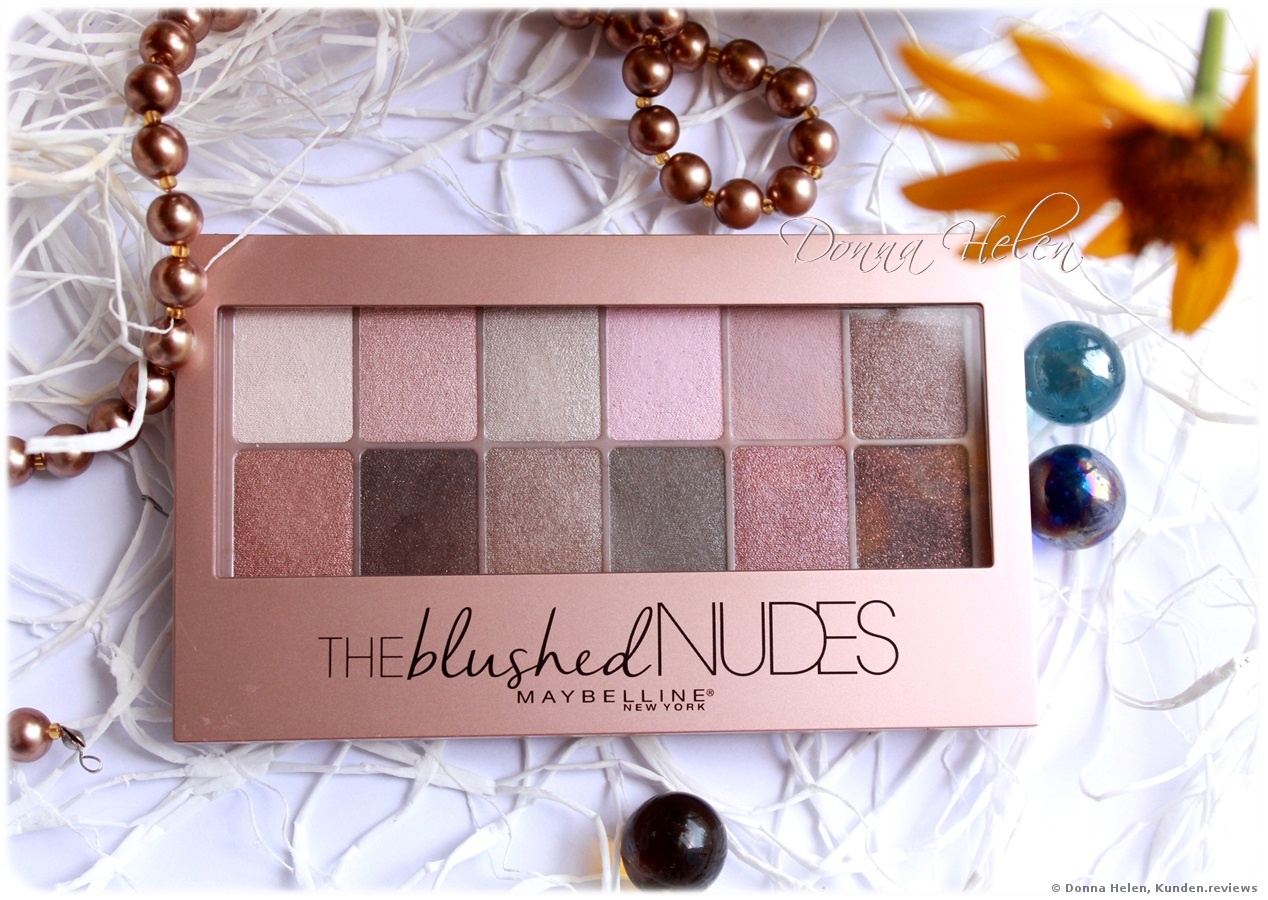  Maybelline Lidschatten The Blushed Nudes