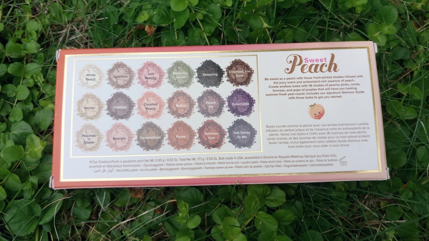 Too Faced Lidschatten Sweet Peach Eye Shadow Collection