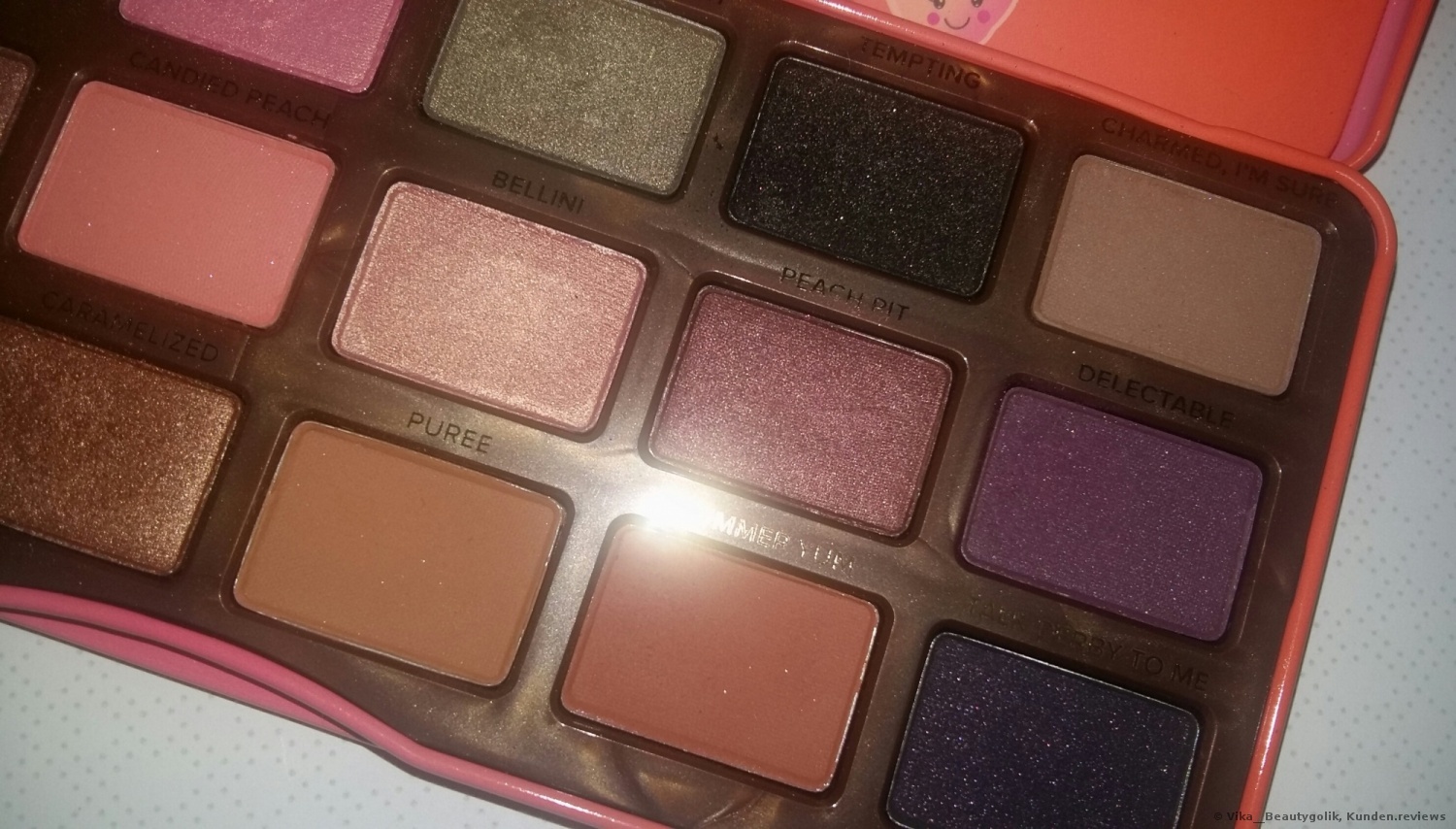 Too Faced Sweet Peach Eye Shadow Collection Lidschatten