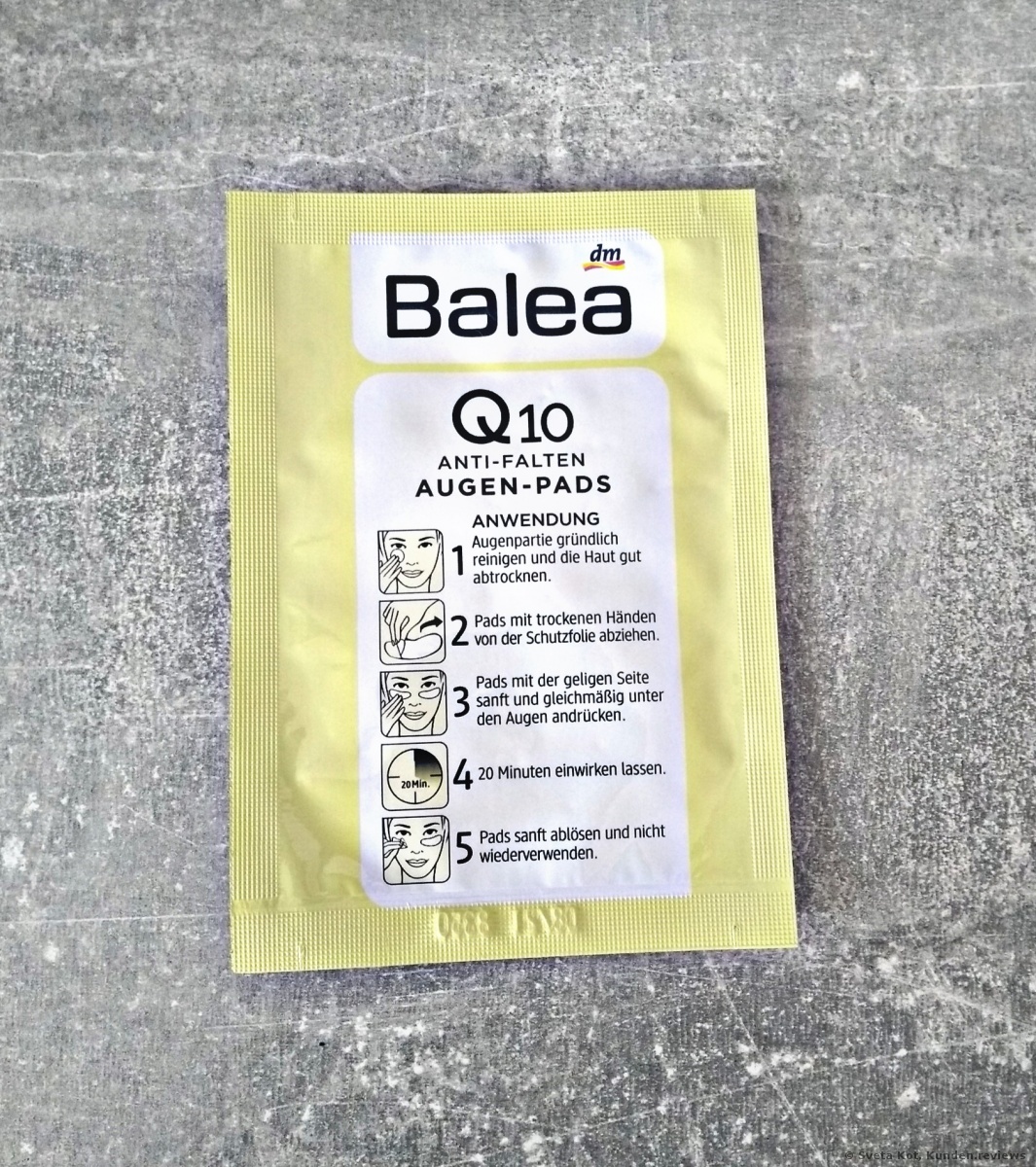  Balea Q10 Anti-Falten Augen-Pads 