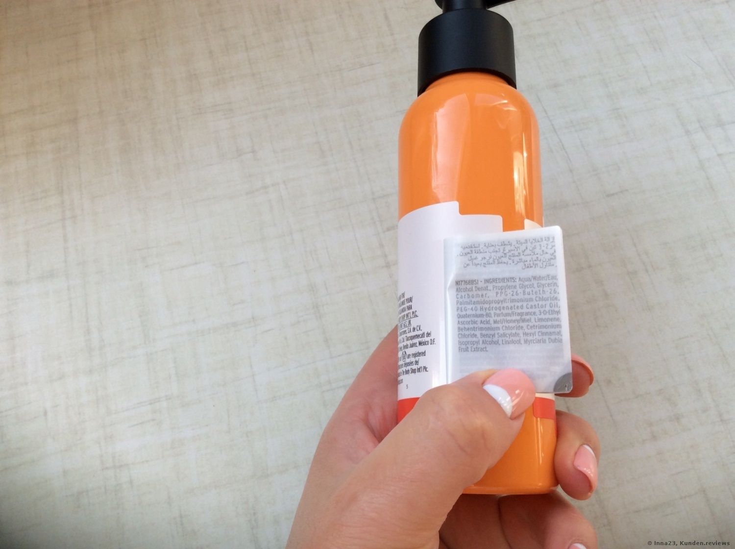 The Body Shop Vitamin C Glow Revealing Liquid Peel Peeling Foto