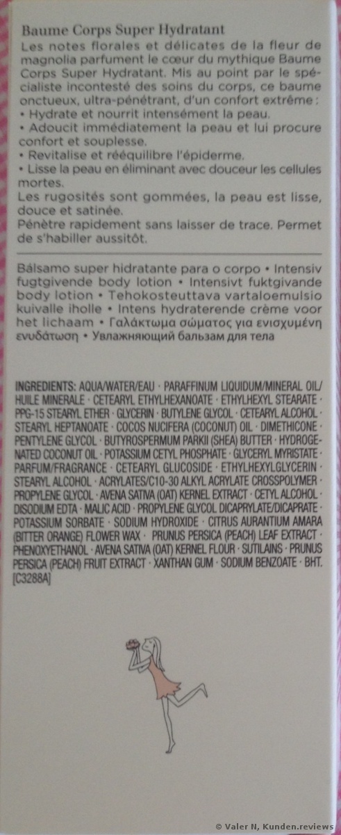 Clarins Baume Corps Super Hydrant Feuchtigkeits-Balsam Foto