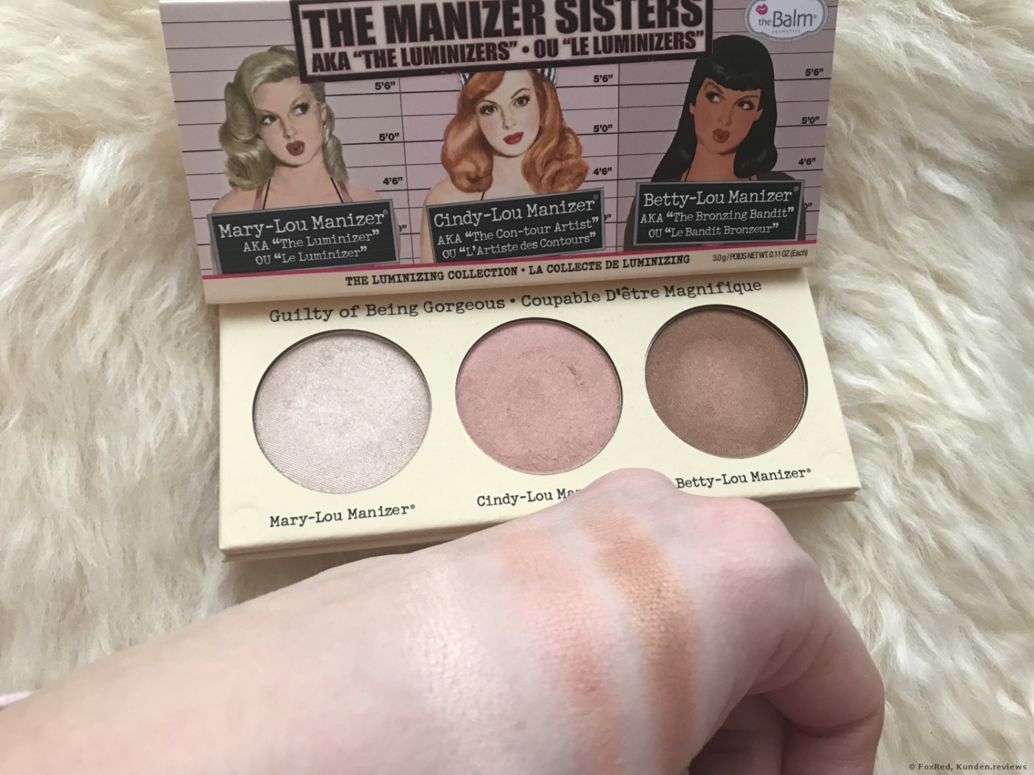 the Balm Highlighter The Manizer Sisters