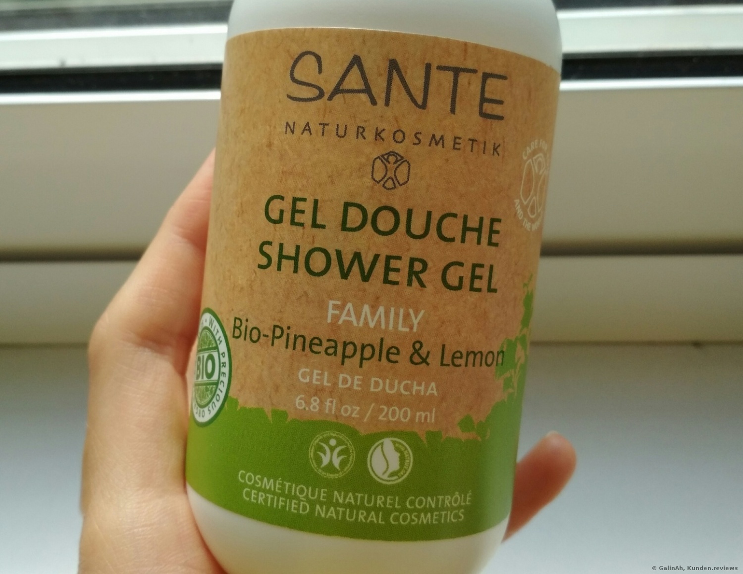 SANTE Naturkosmetik Duschgel Bio-Ananas & Limone