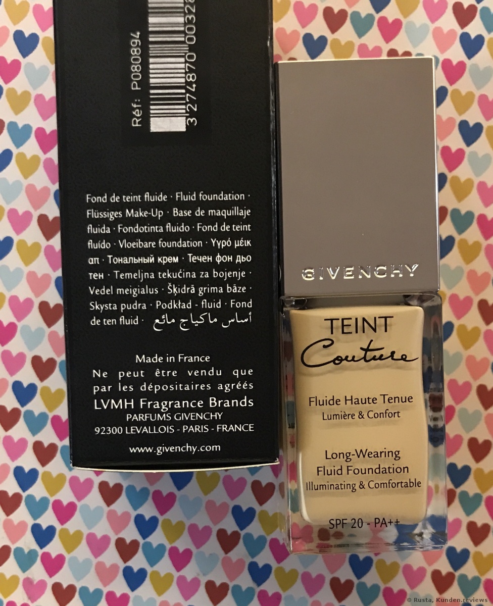 Givenchy Teint Couture Fluid Foundation Foto