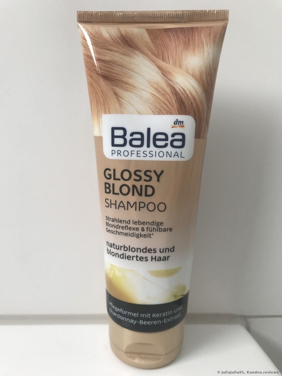 Balea Glossy Blond Shampoo Fur Naturblondes Und Blondiertes Haar Testberichte Bewertungen Meinungen