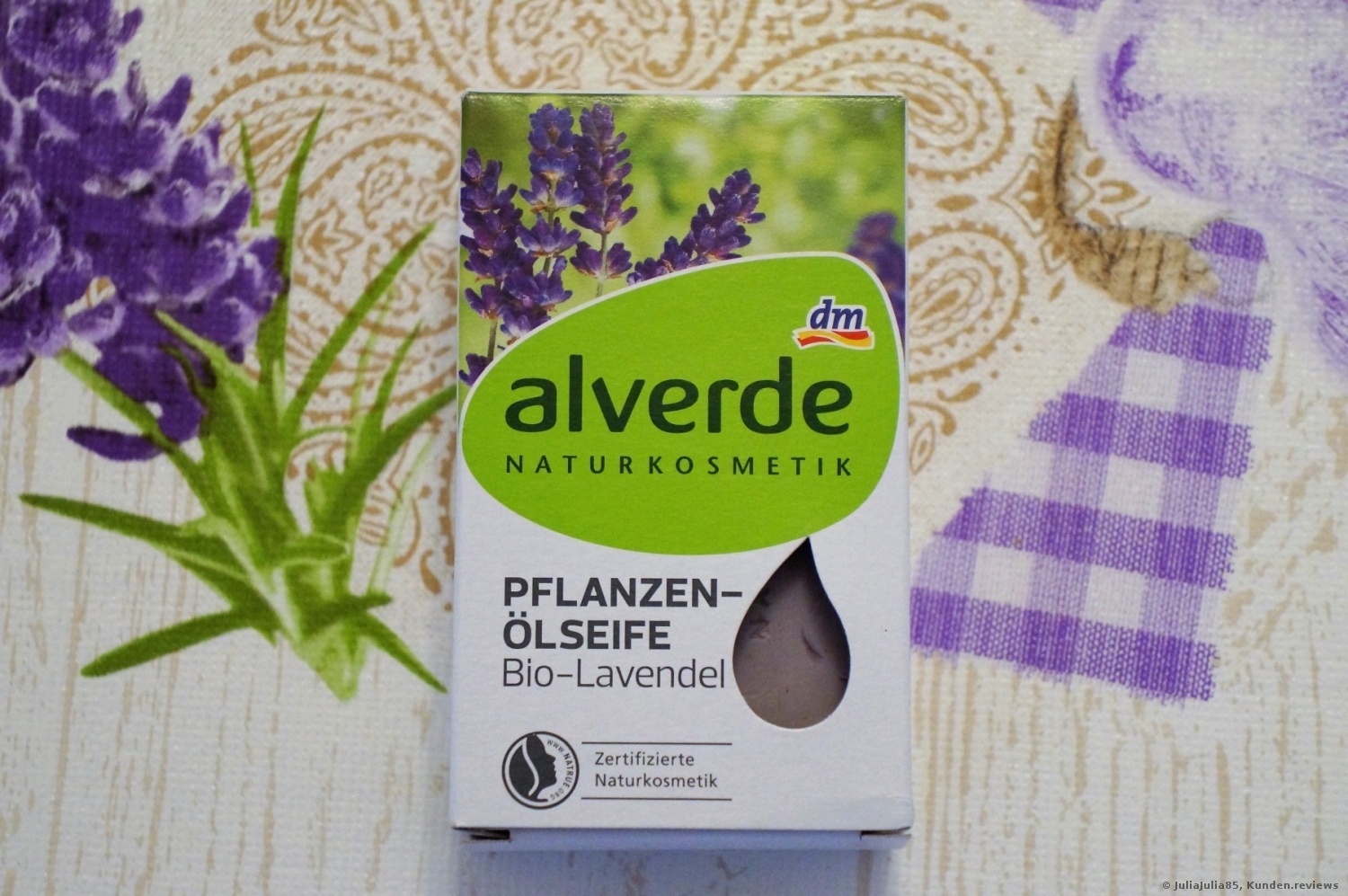 alverde NATURKOSMETIK Seife Pflanzenöl Lavendel