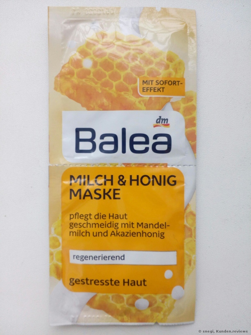  Balea Milch & Honig Maske