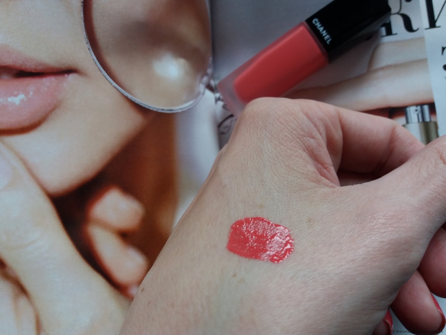  Chanel Rouge Allure Ink Fluid-Lippenstift # 142 Creatif 